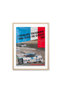 '89 Porsche France Poster