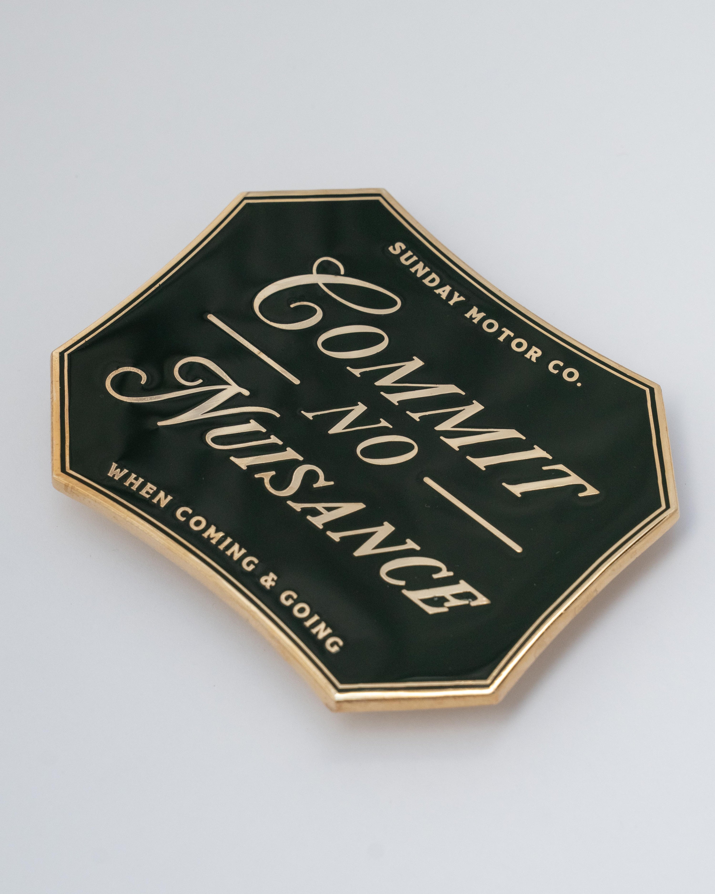 Commit No Nuisance Grille Badge