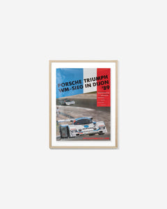 '89 Porsche France Poster