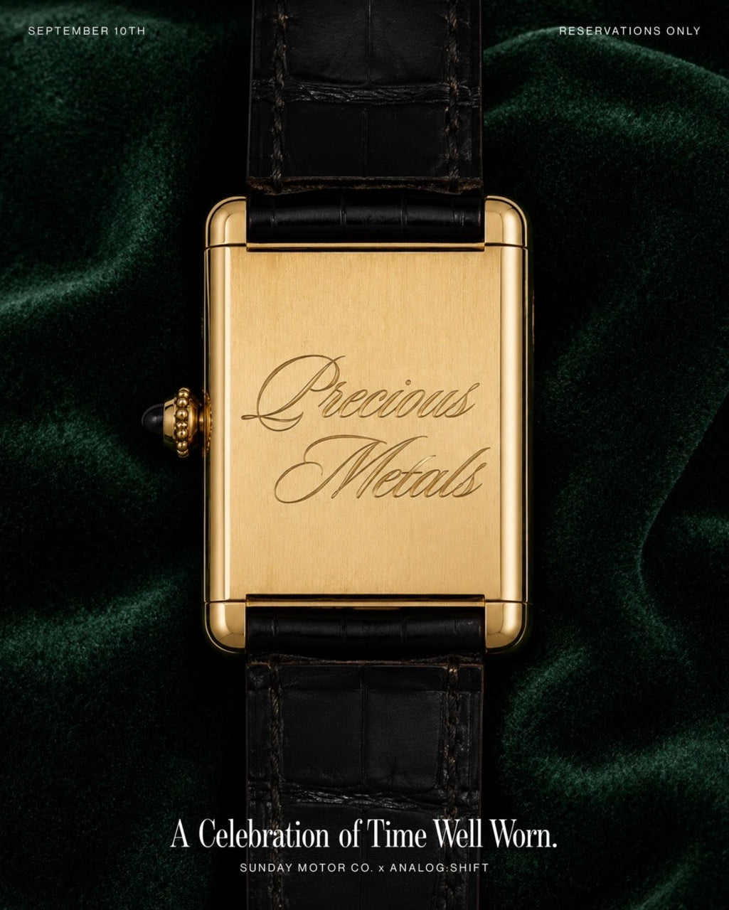 Precious Metals Event Ticket